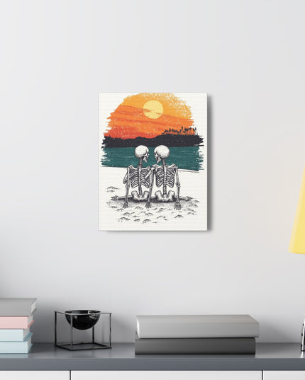 Canvas Gallery Wraps-Best friends until the end of time, even when there's nothing left but bones