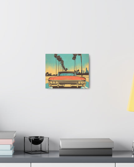 Canvas Gallery Wraps - Vintage Los Angeles Road Trip
