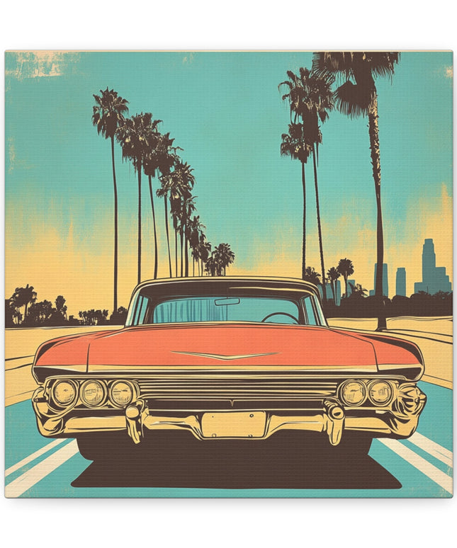 Canvas Gallery Wraps - Vintage Los Angeles Road Trip