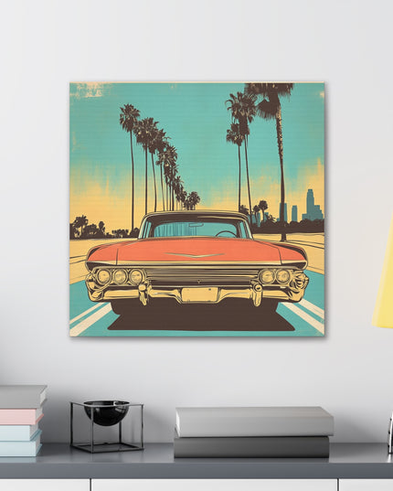 Canvas Gallery Wraps - Vintage Los Angeles Road Trip