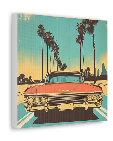 Canvas Gallery Wraps - Vintage Los Angeles Road Trip