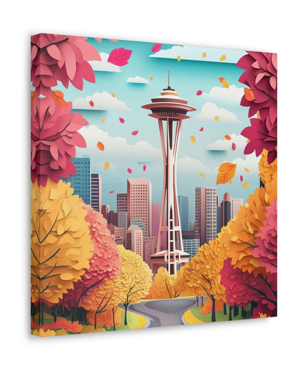 Canvas Gallery Wraps - Autumn in Seattle