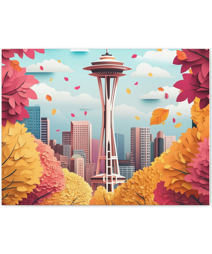 Canvas Gallery Wraps - Autumn in Seattle