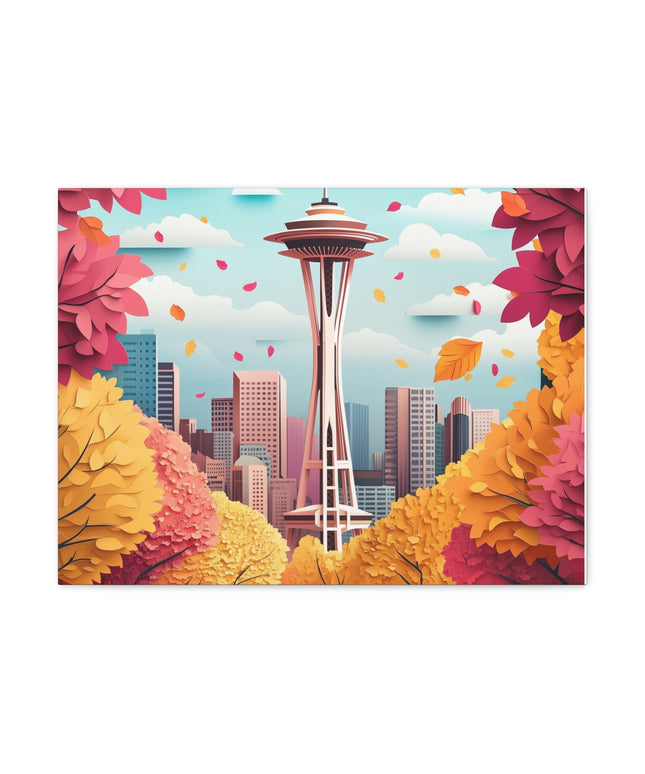 Canvas Gallery Wraps - Autumn in Seattle
