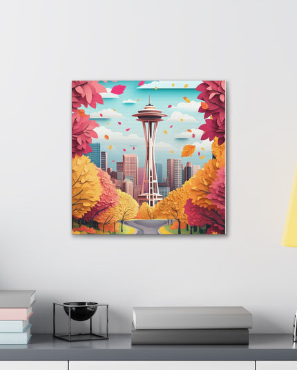 Canvas Gallery Wraps - Autumn in Seattle