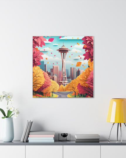 Canvas Gallery Wraps - Autumn in Seattle
