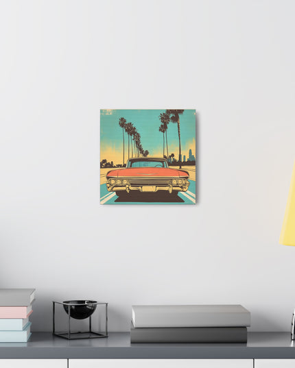 Canvas Gallery Wraps - Vintage Los Angeles Road Trip