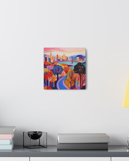 Canvas Gallery Wraps- Colorful San Francisco Cityscape