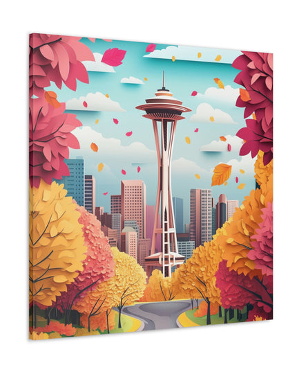 Canvas Gallery Wraps - Autumn in Seattle