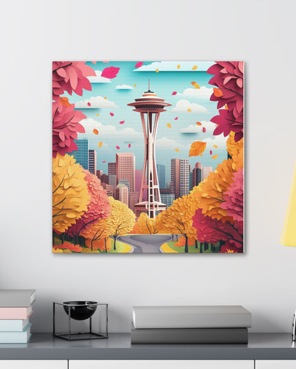 Canvas Gallery Wraps - Autumn in Seattle