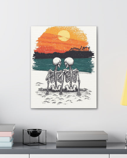 Canvas Gallery Wraps-Best friends until the end of time, even when there's nothing left but bones