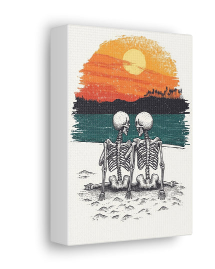 Canvas Gallery Wraps-Best friends until the end of time, even when there's nothing left but bones
