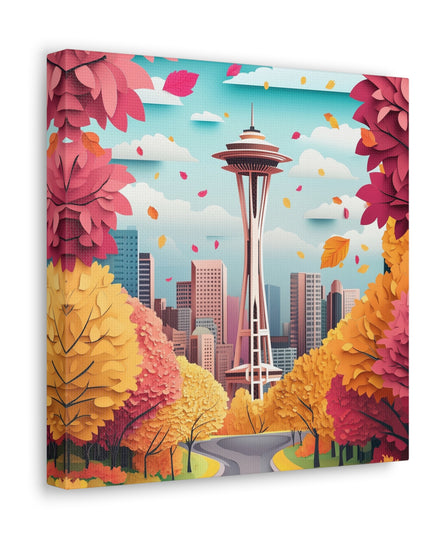Canvas Gallery Wraps - Autumn in Seattle