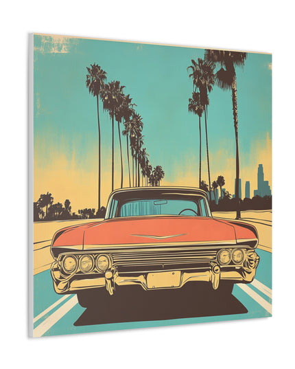 Canvas Gallery Wraps - Vintage Los Angeles Road Trip