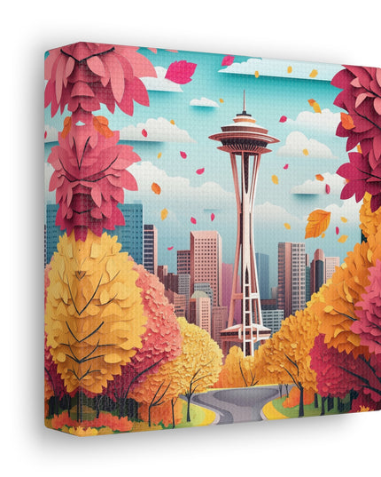 Canvas Gallery Wraps - Autumn in Seattle