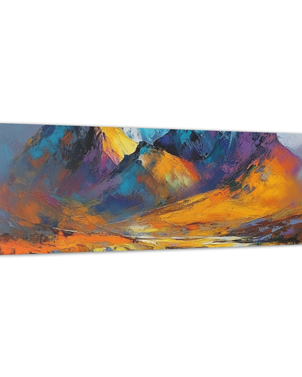 Canvas Gallery Wraps-A Symphony of Colors in the Majestic Mountains
