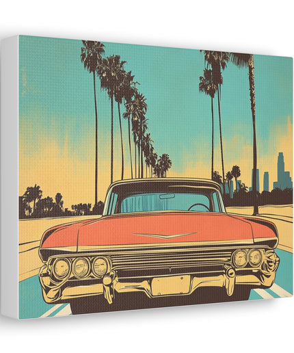 Canvas Gallery Wraps - Vintage Los Angeles Road Trip