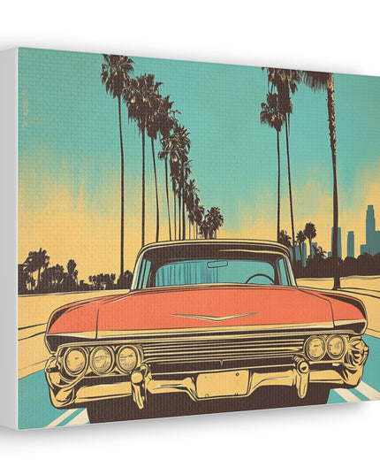 Canvas Gallery Wraps - Vintage Los Angeles Road Trip