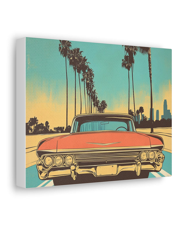 Canvas Gallery Wraps - Vintage Los Angeles Road Trip