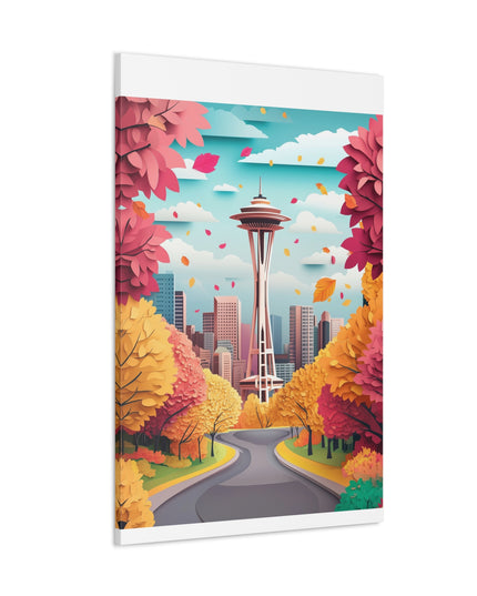 Canvas Gallery Wraps - Autumn in Seattle