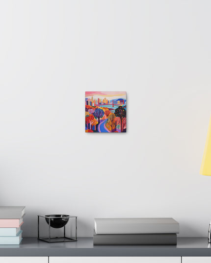 Canvas Gallery Wraps- Colorful San Francisco Cityscape