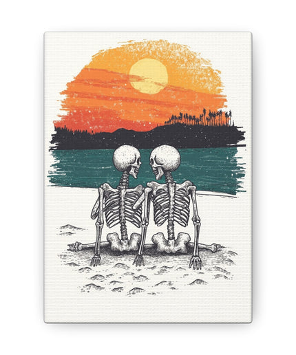 Canvas Gallery Wraps-Best friends until the end of time, even when there's nothing left but bones