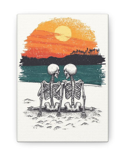 Canvas Gallery Wraps-Best friends until the end of time, even when there's nothing left but bones