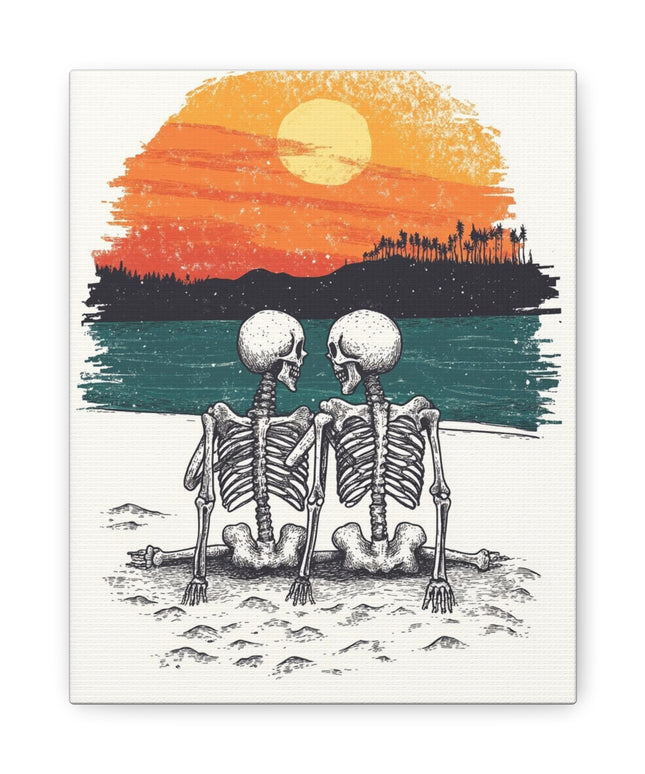 Canvas Gallery Wraps-Best friends until the end of time, even when there's nothing left but bones