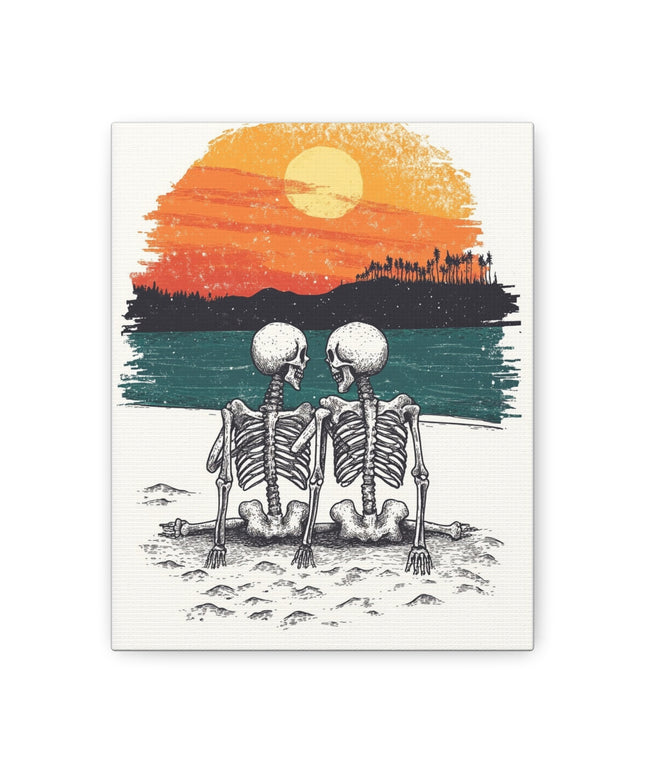 Canvas Gallery Wraps-Best friends until the end of time, even when there's nothing left but bones