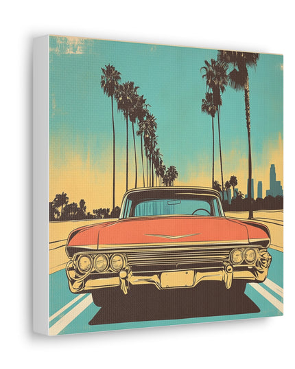 Canvas Gallery Wraps - Vintage Los Angeles Road Trip