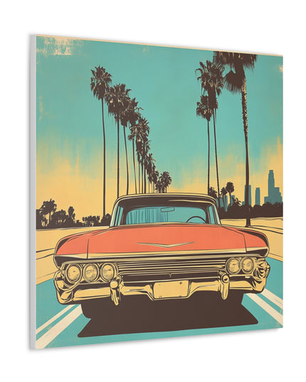 Canvas Gallery Wraps - Vintage Los Angeles Road Trip