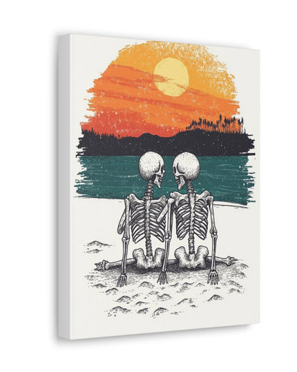 Canvas Gallery Wraps-Best friends until the end of time, even when there's nothing left but bones
