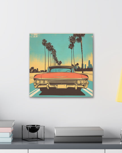 Canvas Gallery Wraps - Vintage Los Angeles Road Trip