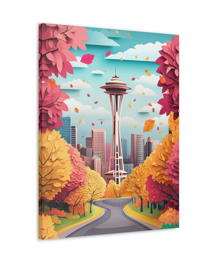 Canvas Gallery Wraps - Autumn in Seattle