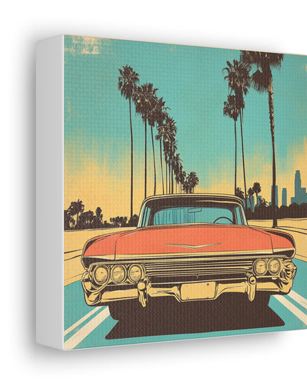 Canvas Gallery Wraps - Vintage Los Angeles Road Trip