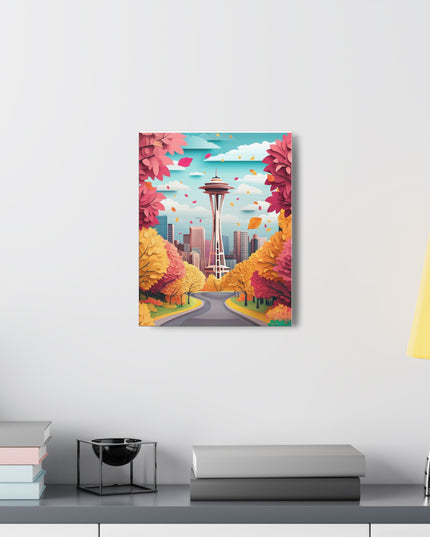 Canvas Gallery Wraps - Autumn in Seattle