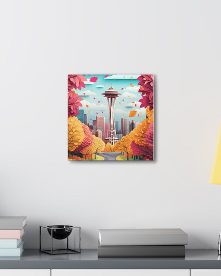 Canvas Gallery Wraps - Autumn in Seattle