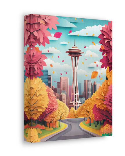 Canvas Gallery Wraps - Autumn in Seattle