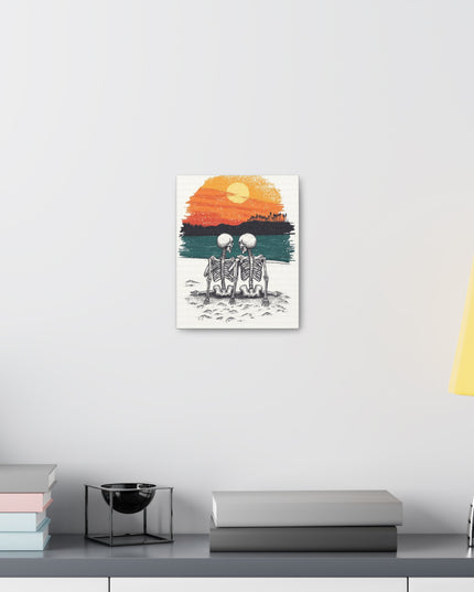 Canvas Gallery Wraps-Best friends until the end of time, even when there's nothing left but bones