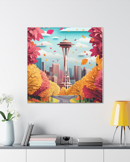 Canvas Gallery Wraps - Autumn in Seattle