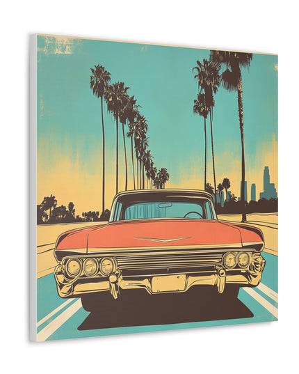 Canvas Gallery Wraps - Vintage Los Angeles Road Trip