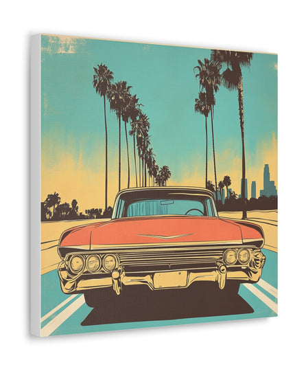 Canvas Gallery Wraps - Vintage Los Angeles Road Trip