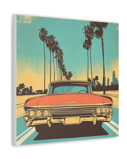 Canvas Gallery Wraps - Vintage Los Angeles Road Trip