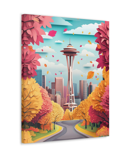 Canvas Gallery Wraps - Autumn in Seattle