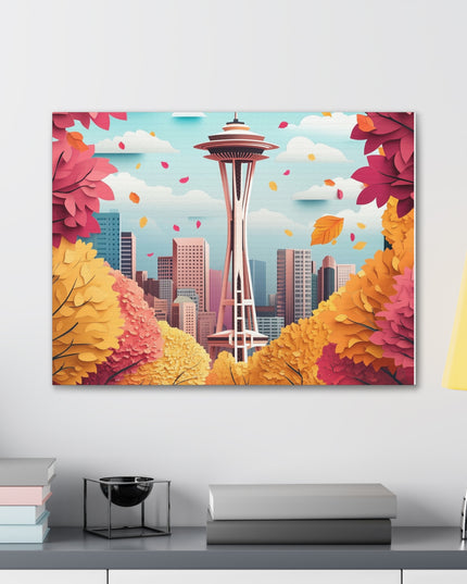 Canvas Gallery Wraps - Autumn in Seattle