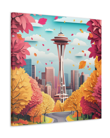 Canvas Gallery Wraps - Autumn in Seattle
