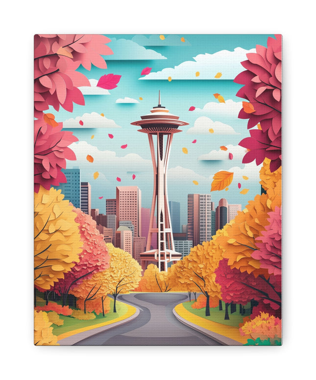 Canvas Gallery Wraps - Autumn in Seattle