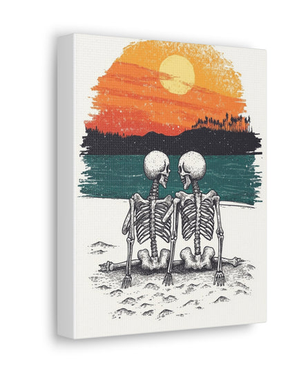 Canvas Gallery Wraps-Best friends until the end of time, even when there's nothing left but bones