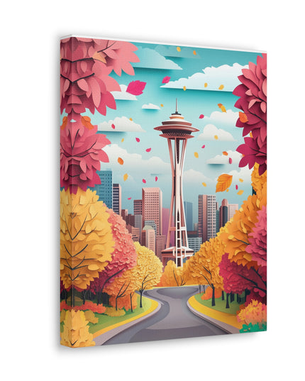 Canvas Gallery Wraps - Autumn in Seattle