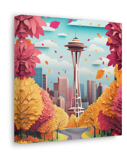 Canvas Gallery Wraps - Autumn in Seattle